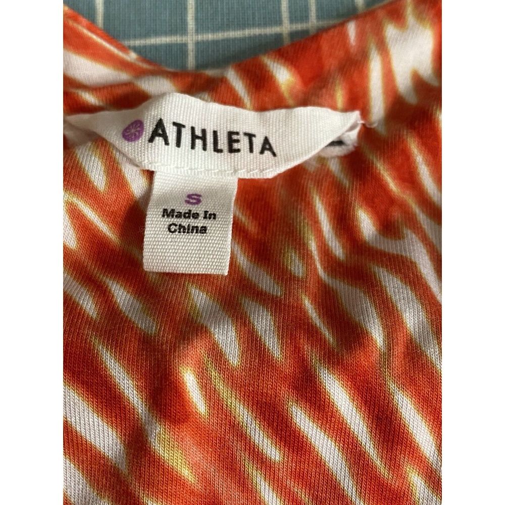 Athleta Starfish Reef Print Dress Size Small Fit & Flare Stretch Beach Cruise - Picture 3 of 7